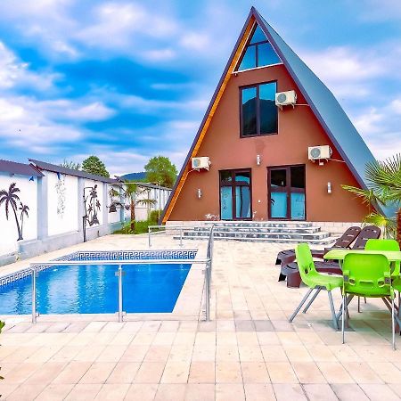 Qafqaz Family Chalet Villa Gabala Exterior photo