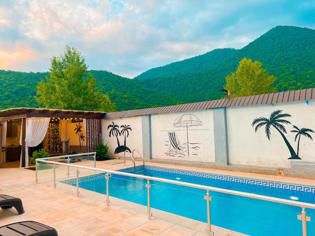 Qafqaz Family Chalet Villa Gabala Exterior photo
